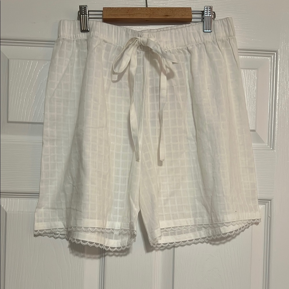 Andine White Bermuda boxer Shorts